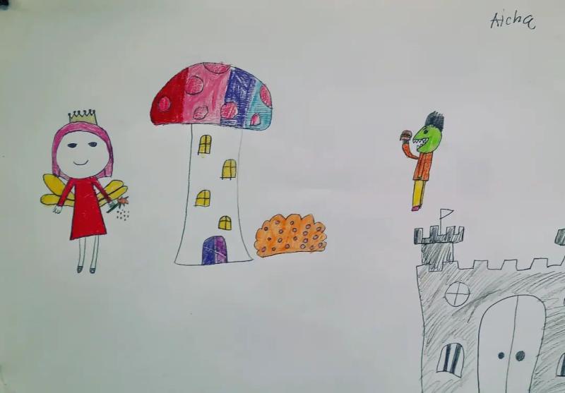 Children’s art on display at The Dock