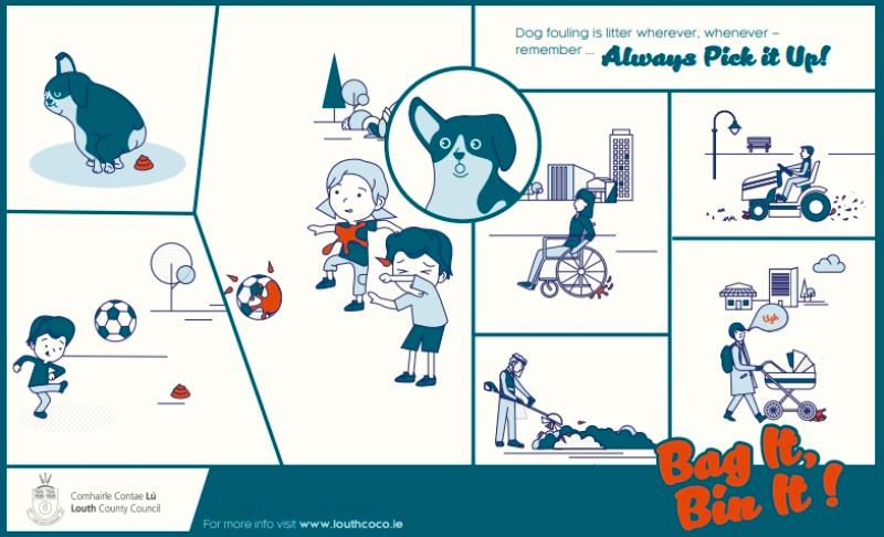 Louth County Council promotes dog fouling awareness campaign