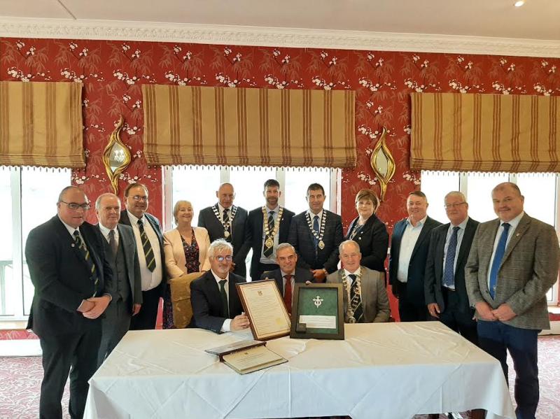 Freedom of the County awarded to Paul McGinley