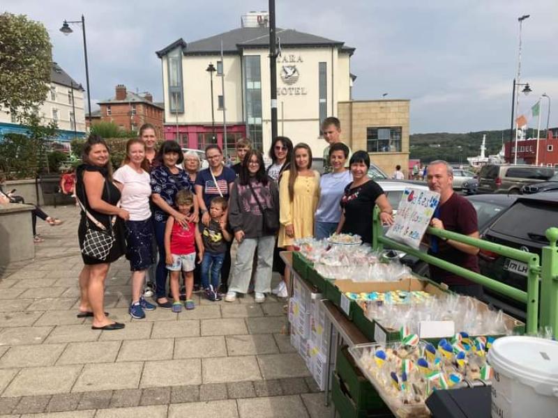 Ukrainians' touching gesture to Donegal community that welcomed them