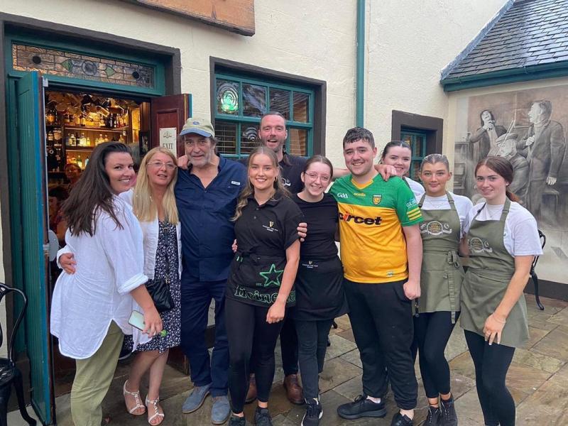 Actor returns to enjoy the attractions in Teelin