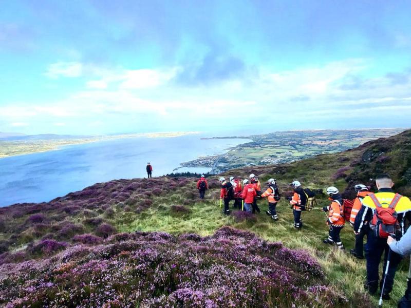 Greenore Coast Guard assist in evacuating injured hillwalker in north Louth 