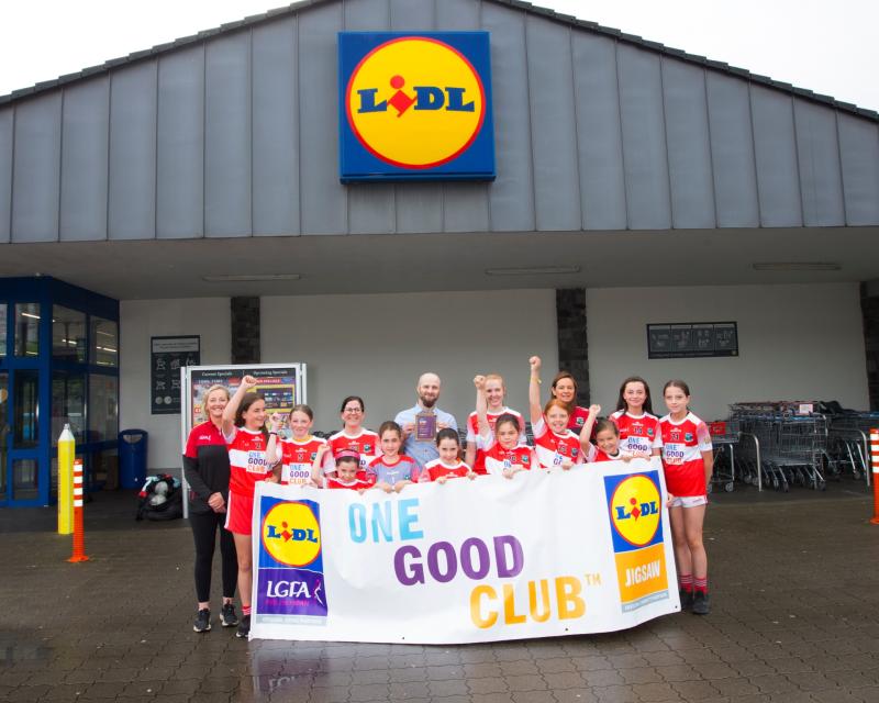 Lidl Ireland Recognise Leitrim’s Dromahair Ladies Gaelic Football Club with Strongest Community Involvement Award