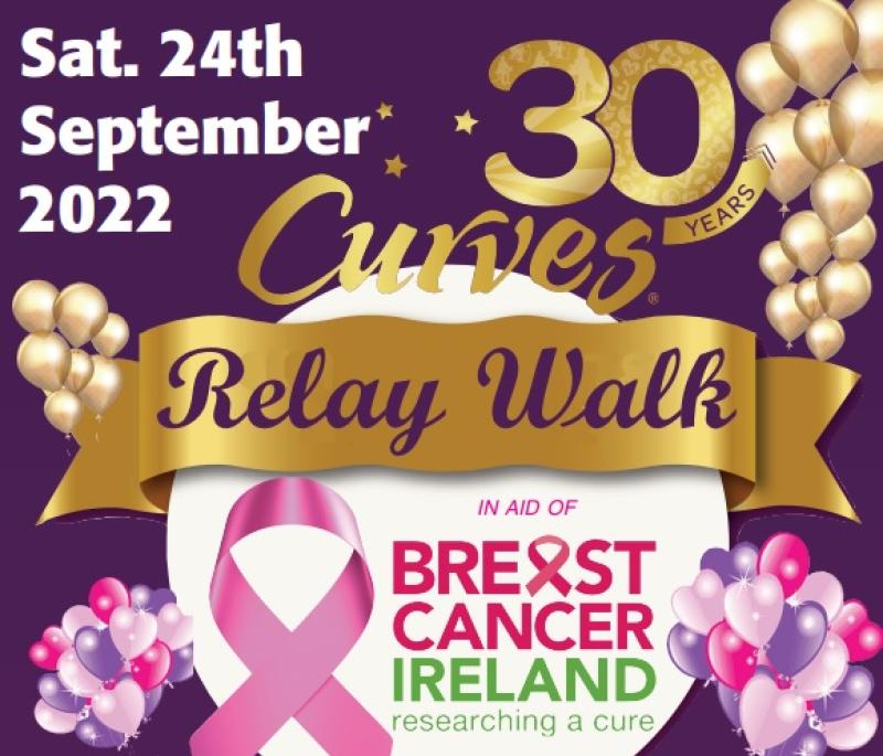 Curves Dundalk charity walk in aid of Breast Cancer Research Ireland