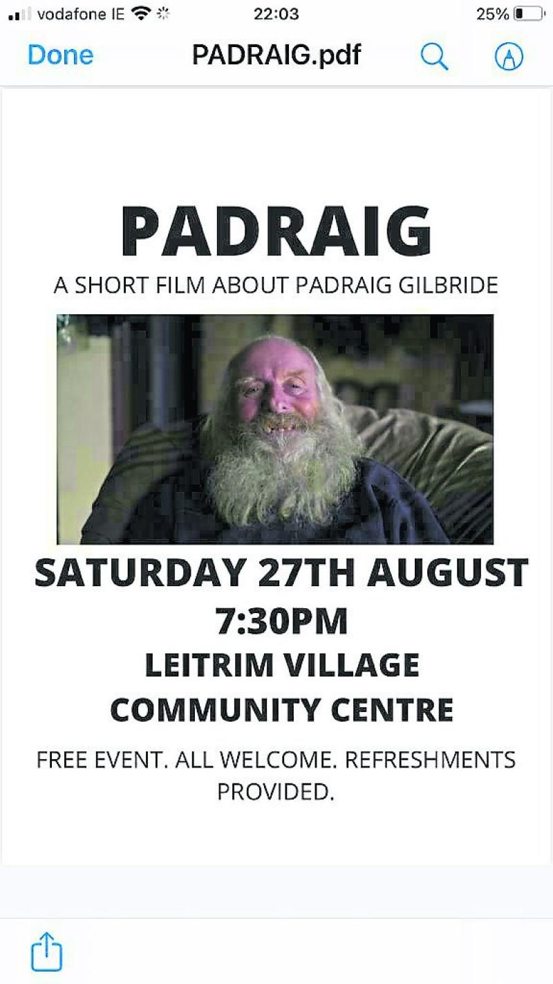 Short film on life in Kiltoghert in Leitrim
