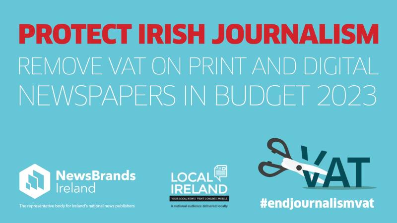 Government urged to cut VAT to protect independent journalism in Ireland
