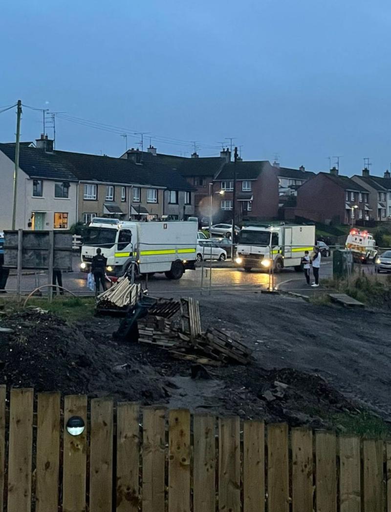 Security alert in the Lettershandoney area of County Derry