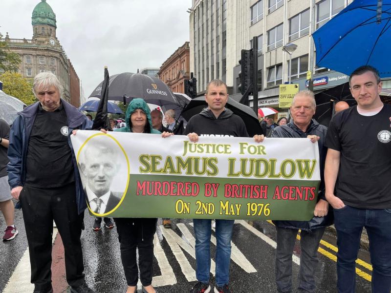 Family of Dundalk man Seamus Ludlow attend Time for Truth rally