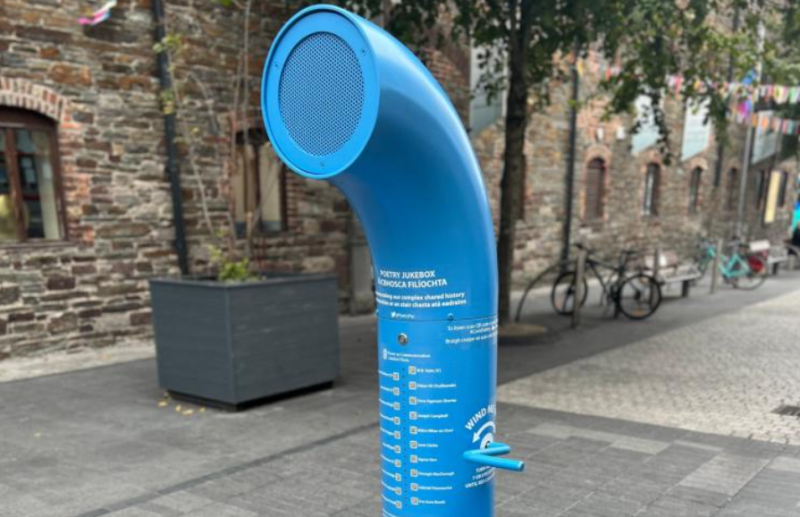 Waterford public encouraged to engage with poetry jukebox containing 20 poems
