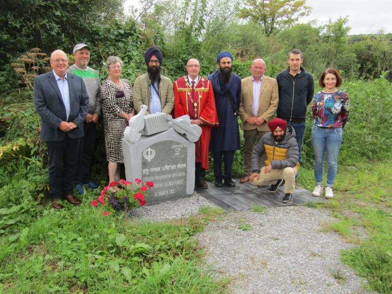 Newly-planted micro forest  officially opens in Limerick village