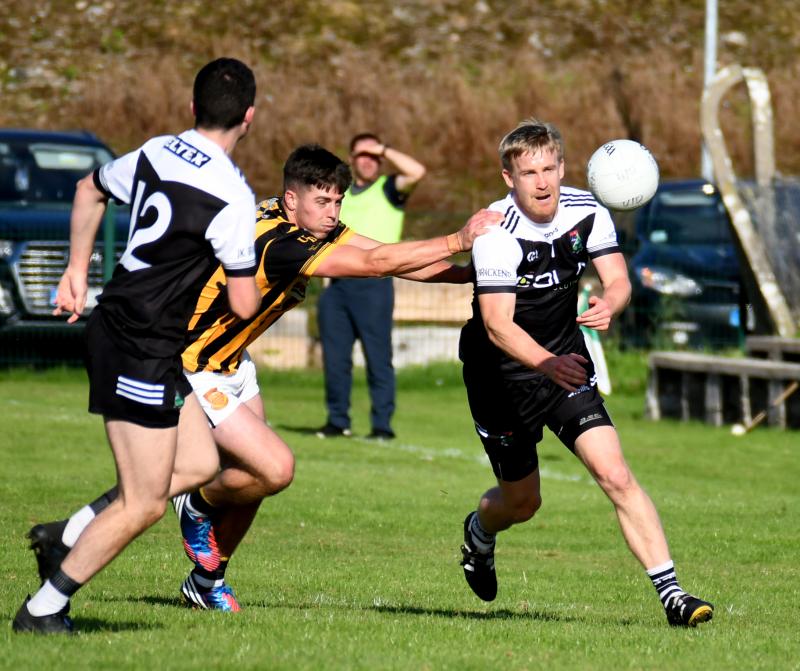 Action from the clash of JK Brackens and Upperchurch Drombane on Saturday