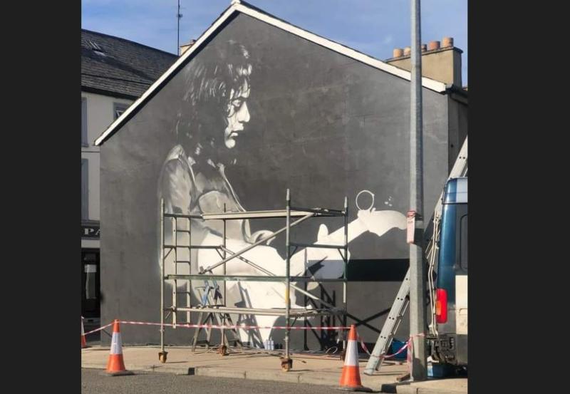 Exciting new Rory Gallagher mural for Ballyshannon