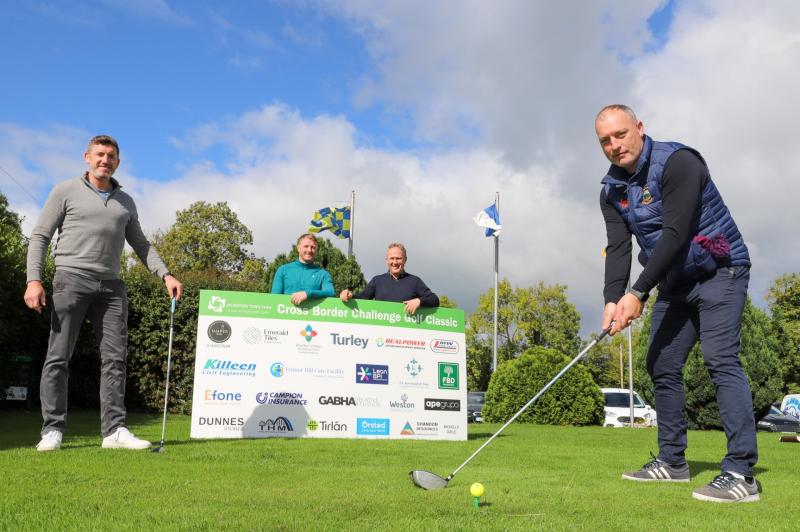 Tipperary hurling Manager Liam Cahill teeing off