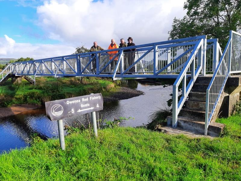 New footbridge over Owenea River a ‘welcome boost’ for angling development