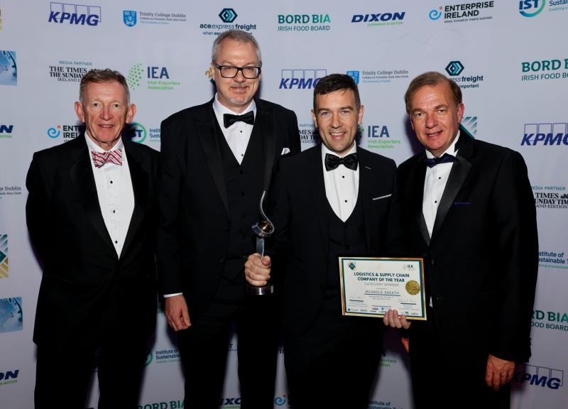 Louth based McArdle Skeath announced Logistics and Supply Chain Company of the Year