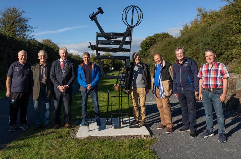 Blacksmith Sculpture Officially Unveiled at Durrow Station on Waterford Greenway