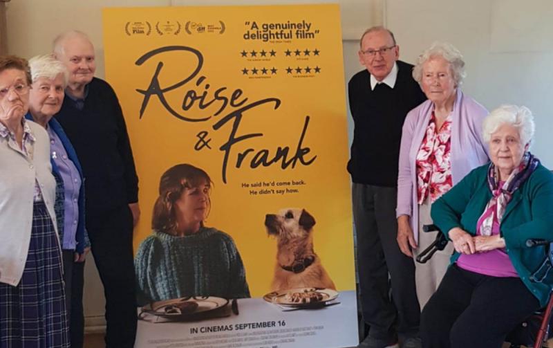 Nursing home residents attend Dungarvan cinema for showing of  locally shot 'Róise & Frank'