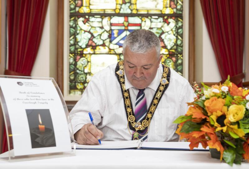 Council open book of condolences after Creeslough tragedy