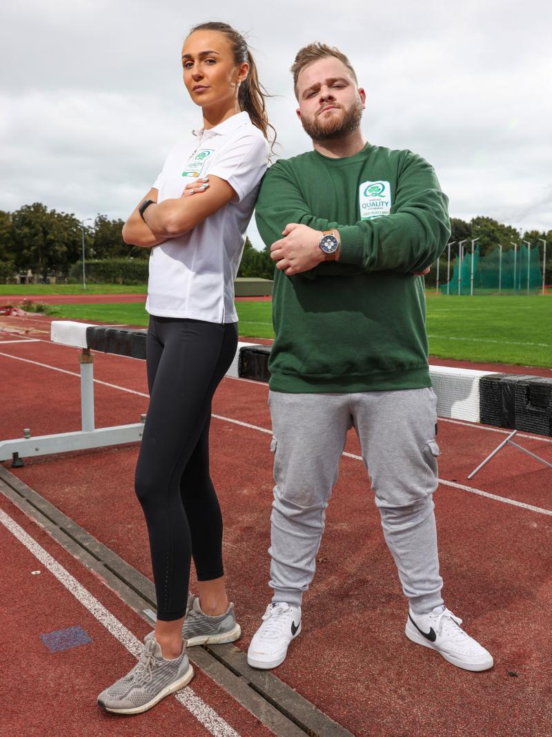 Tipperary Athlete Sharlene Mawdsley and Chef Daniel Lambert 