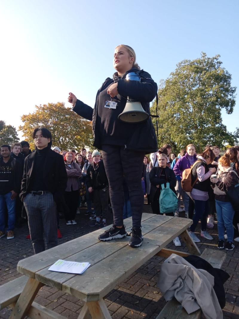 Dundalk IT students join national walk-out protests