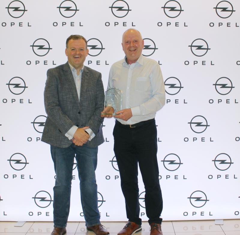 Central Motors in Mohill awarded Opel Retail Sales Dealer of the Year 2022