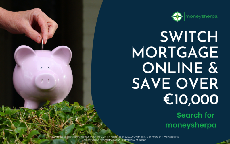 Over &euro;2.8 billion to be saved across Ireland by switching mortgage