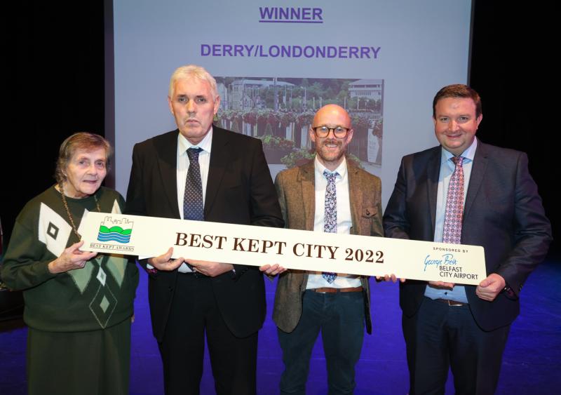 Derry claims NIAC 'Best Kept City' Award for 2022