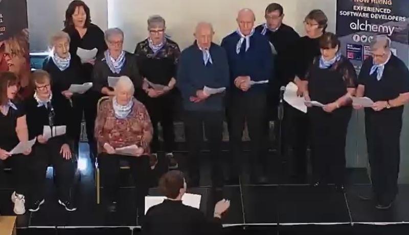 Amazing Cathedral Voices choir grace festival stage.