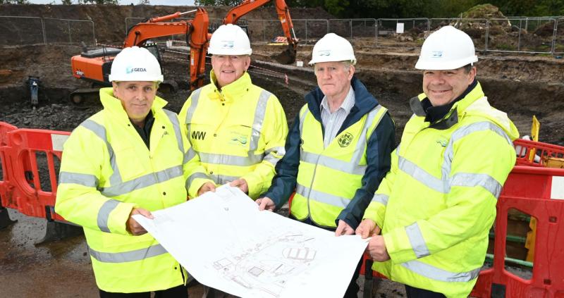 Work underway on County Derry wastewater treatment facility 