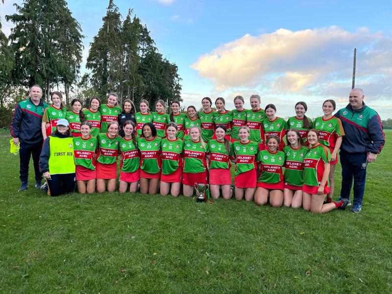 Birr Camogie Club celebrate another title success in a great year for club