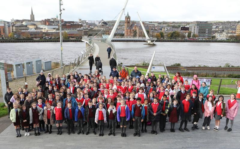 Derry pupils lead the way in cross community learning and friendship
