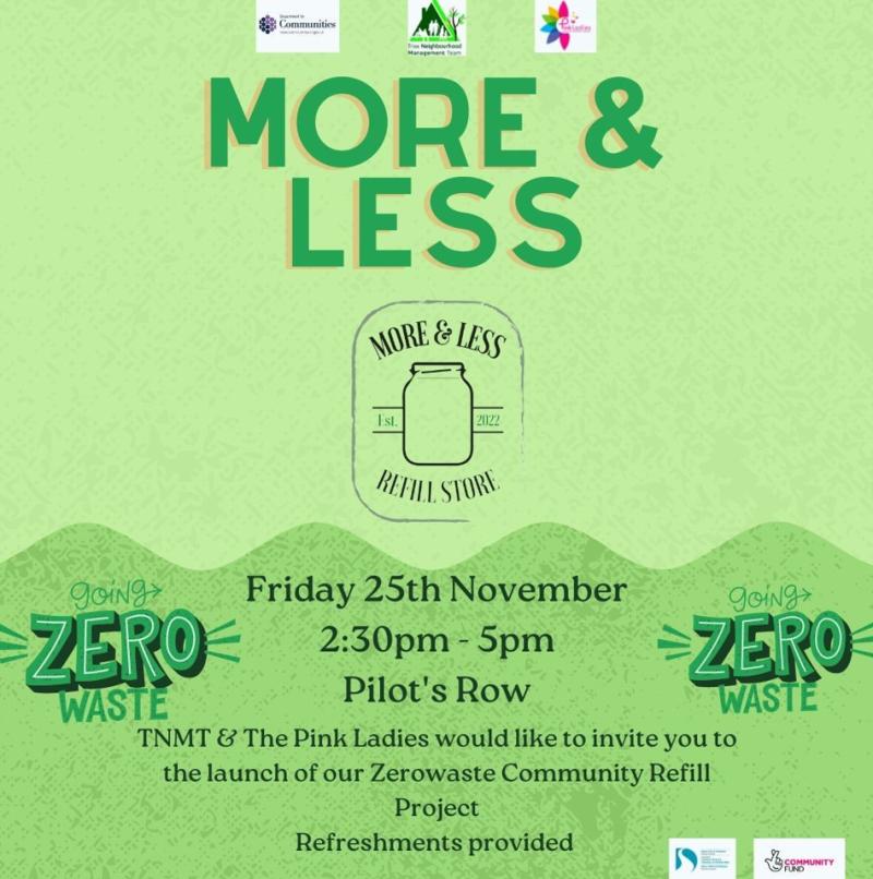 Opening of new refill shop 'More & Less' in Derry