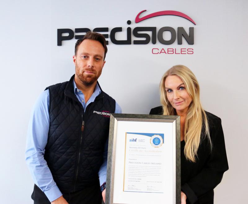 Dundalk's Precision Cables Ireland achieves Business All-Star accreditation