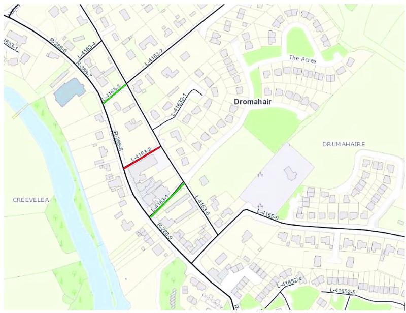 Proposed road closure for Dromahair 