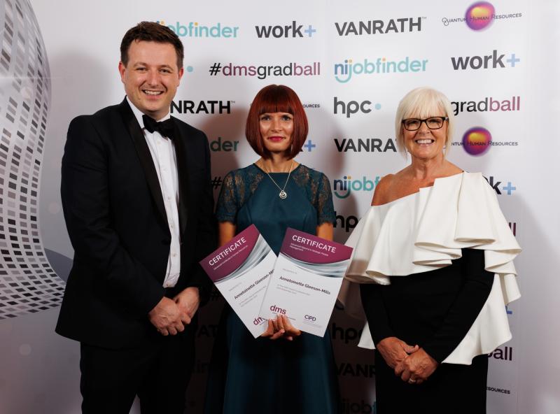 Laois HR expert graduates at glittering  Belfast Ball