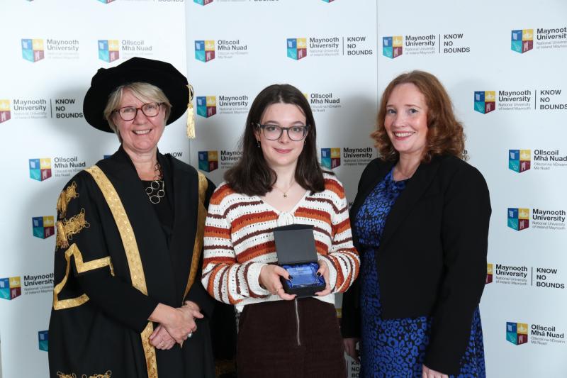 Lanesboro student presented with Maynooth University Entrance Scholarship Award