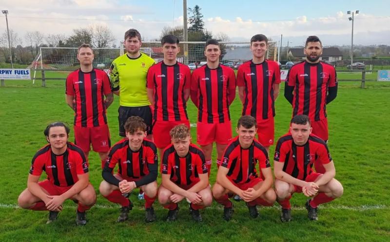 The Peake Villa B team which defeated Vee Rovers at the weekend. 