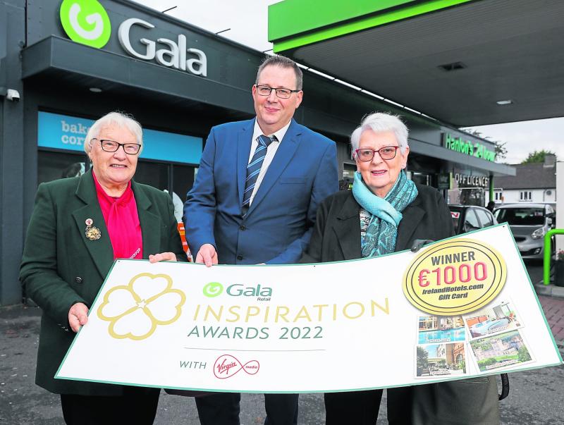 Madeline Bennett and Kitty Burkhill, from Newtownforbes have been named Longford’s Most Inspirational People in the Gala Retail and Virgin Media Inspiration Awards