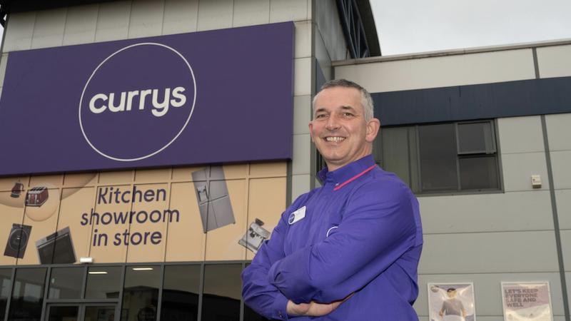 Martin Goldrick of Currys Letterkenny will go bald for Donegal Hospice