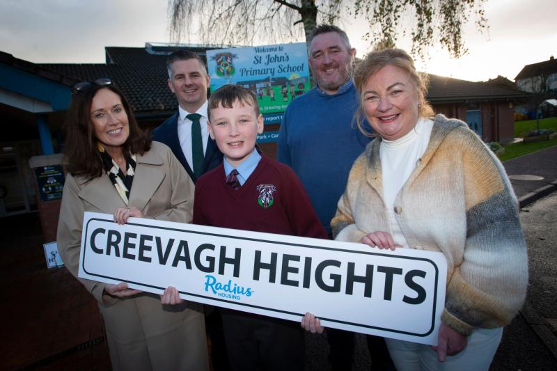 Derry school children take new £20m housing development 'Creevagh Heights' to new level