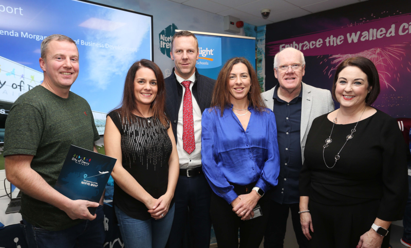 Go with the snow and ski you later as TopFlight for Schools launch at City of Derry Airport