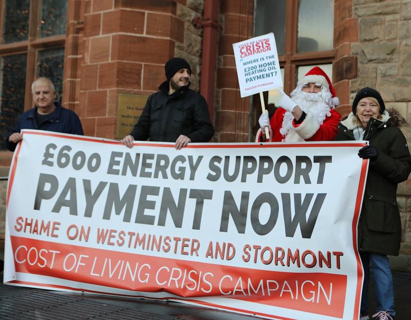 Derry 'Cost of Living Crisis' campaign rally told failure of government to deliver putting many under greater pressure