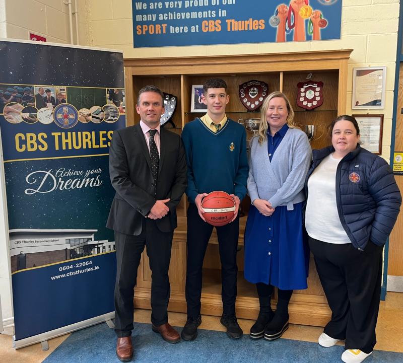 CBS Thurles student makes the u16 Irish basketball squad 