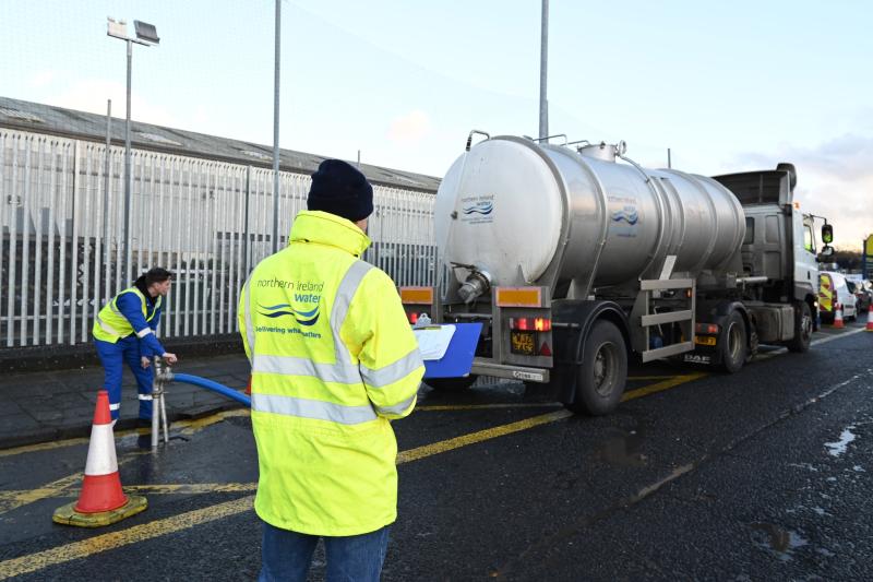 NI Water moves 5m litres of water by tanker across NI