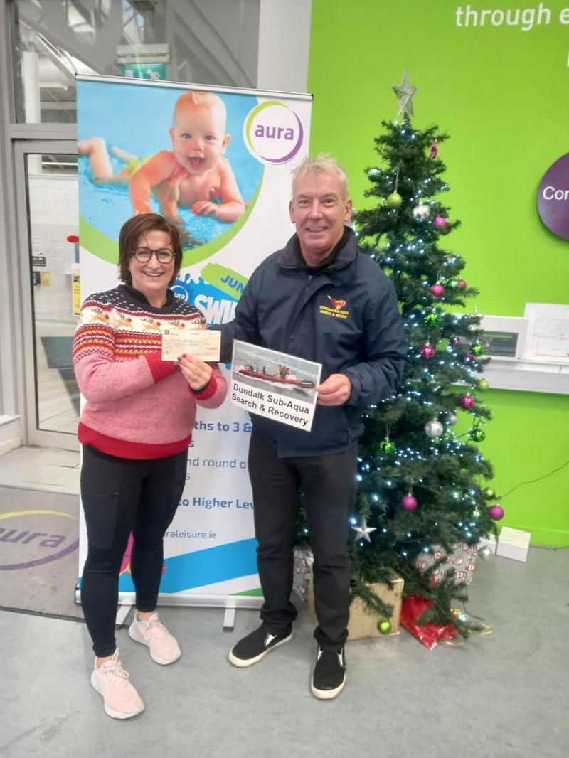 Money raised for Dundalk Sub Aqua Club 