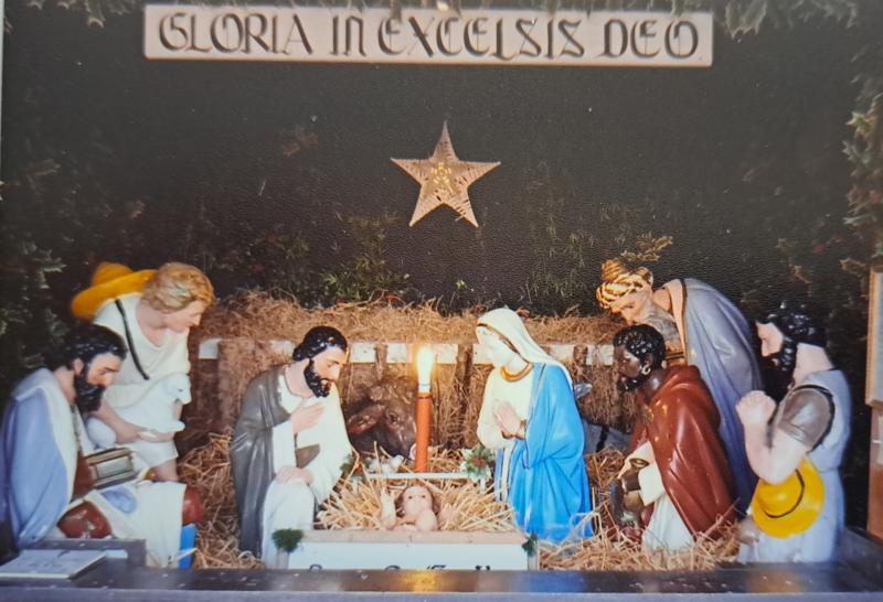 The crib at Leugh is always a big attraction at Christmas