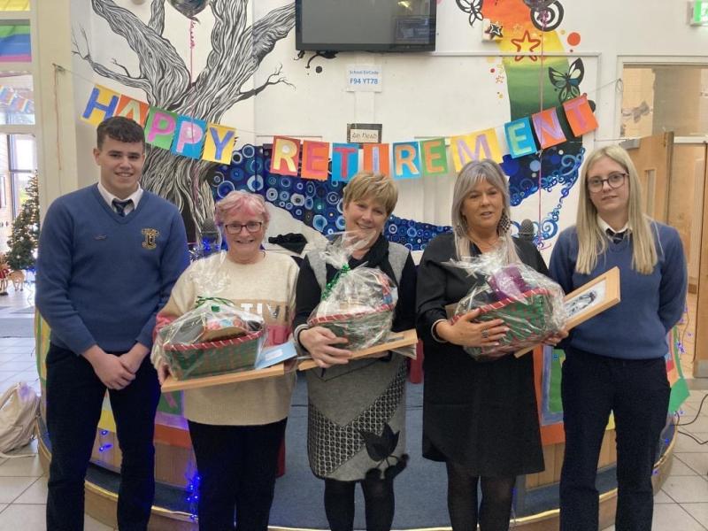 Over 60 years of dedicated service given by Magh Ene College, Bundoran retirees