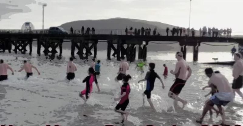 Family take on New Year's Day swim in support of Creeslough fund
