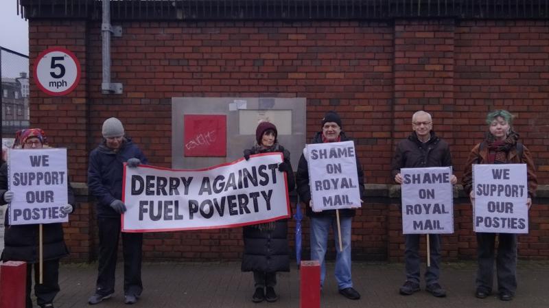 Second 'sick pay' protest at Royal Mail sorting office 