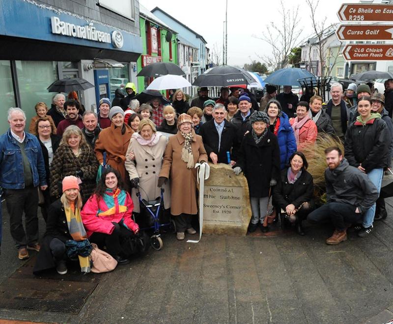 The unveiling of Sweeney&rsquo;s stone Falcarragh ignites fond memories